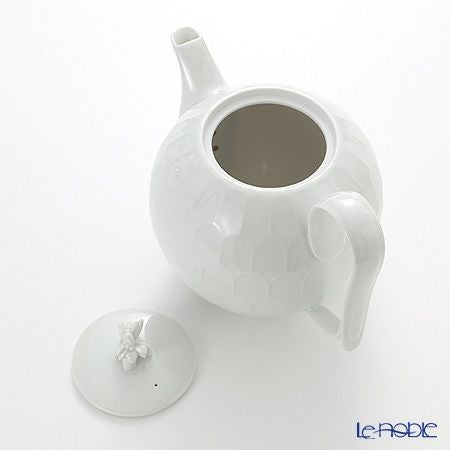 アウガルテン（AUGARTEN） アトランティスホワイト（1000） ティーポット 1.35L（071）