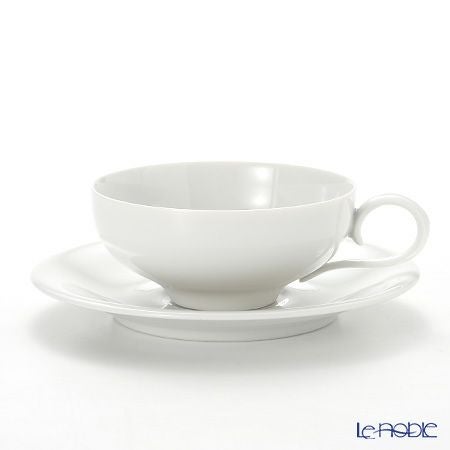 アウガルテン（AUGARTEN） エナホワイト（1000） ティーカップ＆ソーサー 200ml（021）