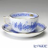 ヘレンド (HEREND) インドの華ブルー 00724-0-00／724 ティーカップ＆ソーサー 200ml
