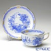 ヘレンド (HEREND) インドの華ブルー 00724-0-00／724 ティーカップ＆ソーサー 200ml