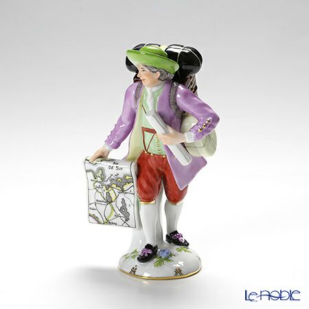 アウガルテン（AUGARTEN） フィギュリン（011210） 地図を売る商人 18cm 1012