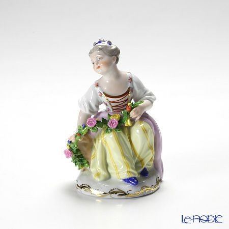 アウガルテン（AUGARTEN） フィギュリン（011210） 花輪を持つ少女 13cm 1016