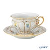 マイセン（Meissen） 宮廷の小花 スキャタードフラワー X-Form（金彩縁） 010198／17582 コーヒーカップ＆ソーサー 200ml