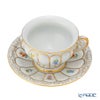 マイセン（Meissen） 宮廷の小花 スキャタードフラワー X-Form（金彩縁） 010198／17582 コーヒーカップ＆ソーサー 200ml