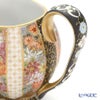 現代の京薩摩×アウガルテン磁器工房 クリーマー（S） 0.07L 菊詰 白・白金七宝紋 絵付：伝統工芸士 小野多美枝氏 -空女-