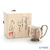現代の京薩摩×アウガルテン磁器工房 クリーマー（S） 0.07L 菊詰 白・白金七宝紋 絵付：伝統工芸士 小野多美枝氏 -空女-