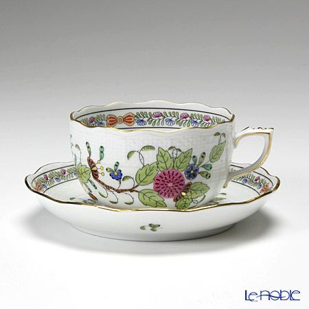 ヘレンド (HEREND) インドの華多彩色 00724-0-00／724 ティーカップ＆ソーサー 200ml