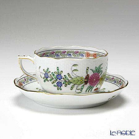 ヘレンド (HEREND) インドの華多彩色 00724-0-00／724 ティーカップ＆ソーサー 200ml