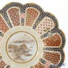 現代の京薩摩×アウガルテン磁器工房 小皿（豆皿） 9cm 山水（富士山） 絵付：伝統工芸士 小野多美枝氏 -空女-