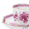 ヘレンド (HEREND) インドの華ピンク P オクタゴナルカップ＆ソーサー 04304-0-00