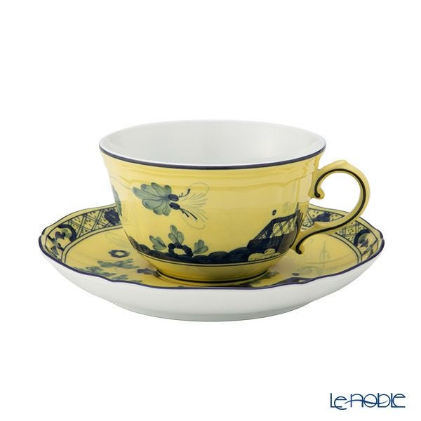 ジノリ1735／リチャード ジノリ（GINORI 1735／Richard Ginori） オリエンテイタリアーノ ティーカップ＆ソーサー チトリーノ／レモン 240ml／15cm