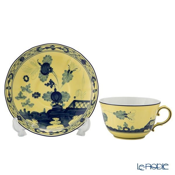 ジノリ1735／リチャード ジノリ（GINORI 1735／Richard Ginori） オリエンテイタリアーノ ティーカップ＆ソーサー チトリーノ／レモン 240ml／15cm