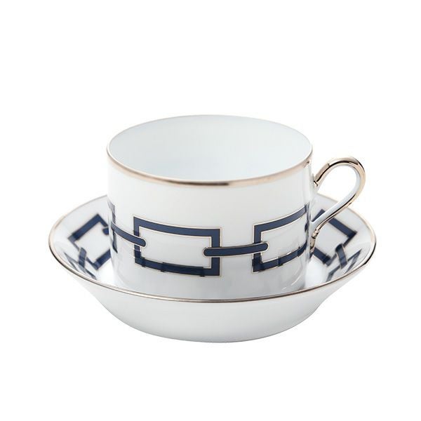 ジノリ1735／リチャード ジノリ（GINORI 1735／Richard Ginori） カテーネ サファイア ティーカップ＆ソーサー ブルー 200ml／13.5cm