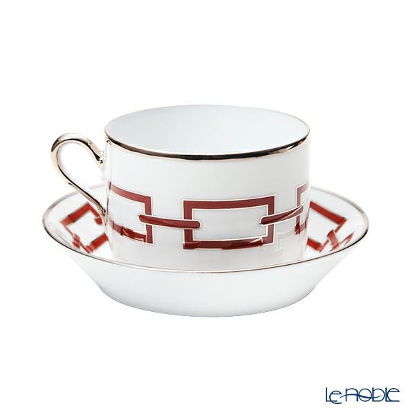 ジノリ1735／リチャード ジノリ（GINORI 1735／Richard Ginori） カテーネ スカーレット ティーカップ＆ソーサー レッド 200ml／13.5cm