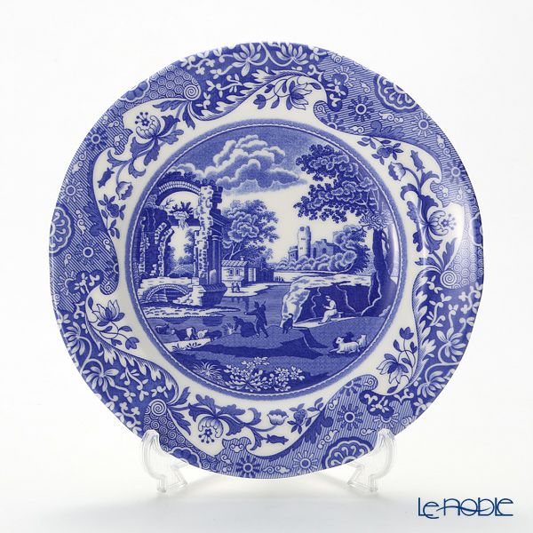 スポード ブルーイタリアン プレート 20cm