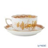 ヘレンド (HEREND) インドの華イエロー 00724-0-00／724 ティーカップ＆ソーサー 200ml