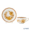 ヘレンド (HEREND) インドの華イエロー 00724-0-00／724 ティーカップ＆ソーサー 200ml