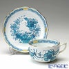 ヘレンド インドの華ターコイズ 00724-0-00／724 ティーカップ＆ソーサー 200ml