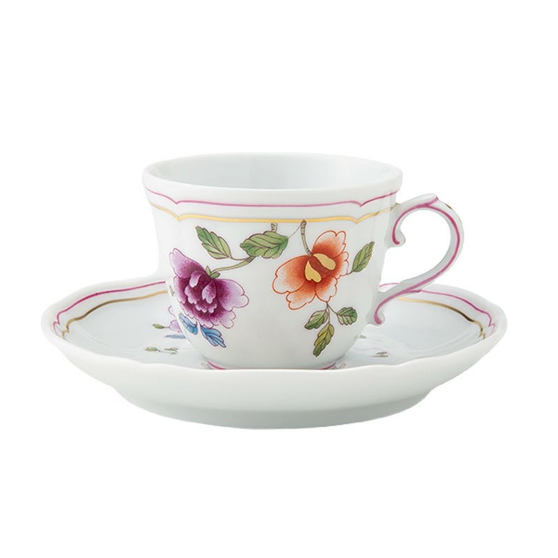 ジノリ1735／リチャード ジノリ（GINORI 1735／Richard Ginori） グランデューカ コーヒーカップ＆ソーサー 120ml（デミタスカップ／モカカップ）