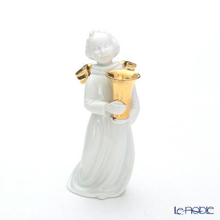 アウガルテン（AUGARTEN） フィギュリン（011410） エンジェル スタンディング ゴールド