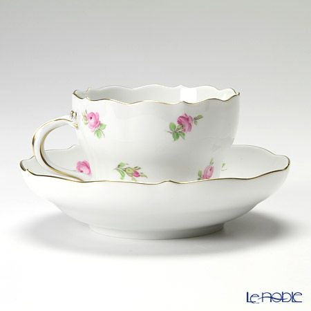 マイセン（Meissen） スキャタードフラワー／ローズ 019110／00582 コーヒーカップ＆ソーサー 200ml