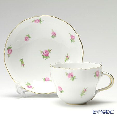 マイセン（Meissen） スキャタードフラワー／ローズ 019110／00582 コーヒーカップ＆ソーサー 200ml