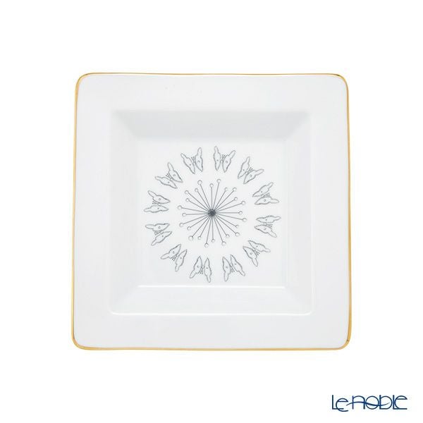 ジノリ1735／リチャード ジノリ（GINORI 1735／Richard Ginori）Bee White ビーホワイト スクエアトレイ 18×18cm