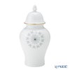 ジノリ1735／リチャード ジノリ（GINORI 1735／Richard Ginori）Bee White ビーホワイト 蓋付き壷 バタフライパズル 31cm