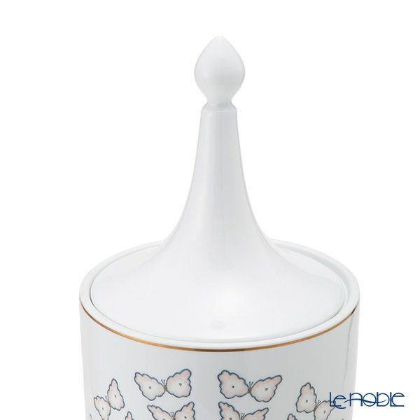 ジノリ1735／リチャード ジノリ（GINORI 1735／Richard Ginori）Bee White ビーホワイト 蓋付き壷 50cm（本体金彩）ベース ウルナ型