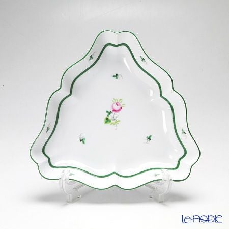 ヘレンド ウィーンのバラ 00191-0-00 トライアングルプレート 24.5cm