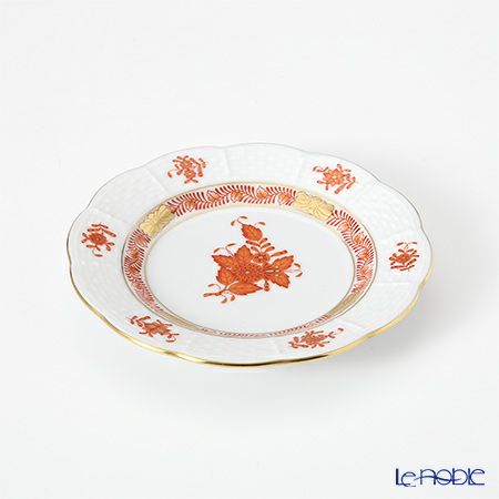 ヘレンド アポニーオレンジ 00512-0-00 プレート 12.5cm