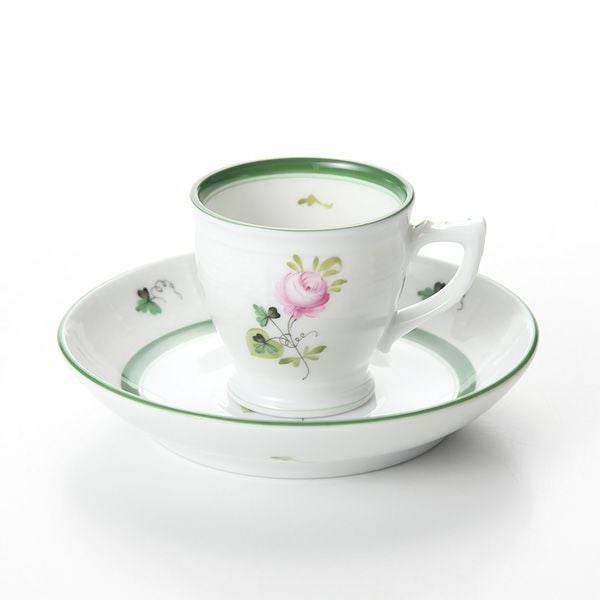 ヘレンド ウィーンのバラ 00729-0-00 モカカップ＆ソーサー 50ml