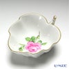 マイセン（Meissen） ピンクのバラ 020110／00207 リーフボウル 12×10cm