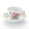 マイセン（Meissen） ピンクのバラ 020110／00580 モカカップ＆ソーサー 100ml