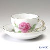マイセン（Meissen） ピンクのバラ 020110／00582 コーヒーカップ＆ソーサー 200ml