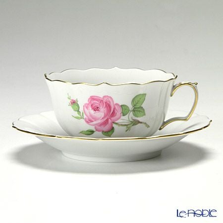 マイセン（Meissen） ピンクのバラ 020110／00633 ティーカップ＆ソーサー 150ml