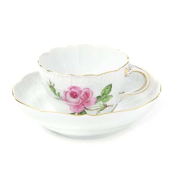 マイセン（Meissen） ピンクのバラ 020110／02582 コーヒーカップ＆ソーサー 200ml