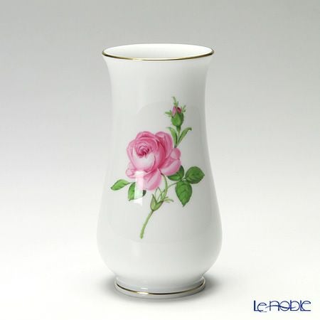 マイセン（Meissen） ピンクのバラ 020110／50124 ベース（花瓶） 14cm