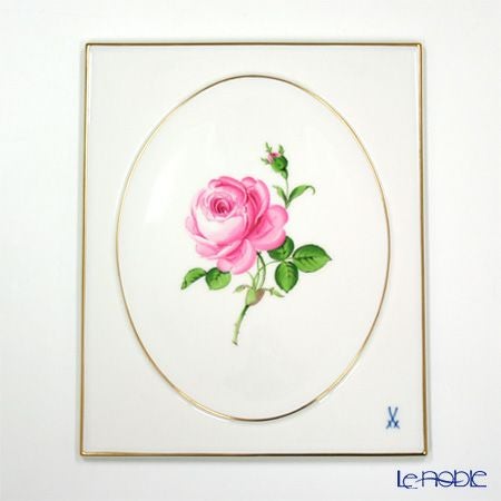 マイセン（Meissen） ベーシックフラワー（五つ花） 陶板 18×15cm