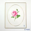 マイセン（Meissen） 陶板 020110／53n31 ピンクのバラ 25×20.5cm