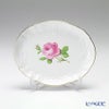 マイセン（Meissen） ピンクのバラ 020110／53608 オーバルトレイ 16cm