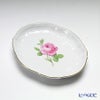 マイセン（Meissen） ピンクのバラ 020110／53608 オーバルトレイ 16cm