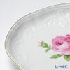 マイセン（Meissen） ピンクのバラ 020110／53608 オーバルトレイ 16cm