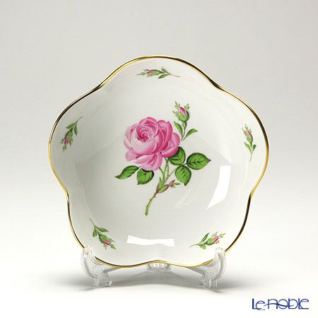 マイセン（Meissen） ピンクのバラ 020110／53631 ボウル 14cm