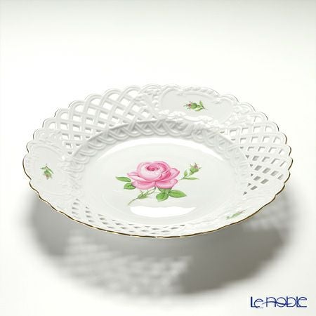 マイセン（Meissen） ピンクのバラ 020110／54804 飾り皿 29cm