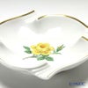 マイセン（Meissen） 黄色のバラ 020613／53552 アッシュトレイ 13cm