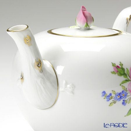 マイセン（Meissen） ピンクのバラ／忘れな草 020810／00724 ティーポット 550ml