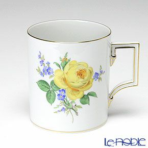 マイセン（Meissen） 黄色のバラ（忘れな草） 020910／55810 マグ 240ml