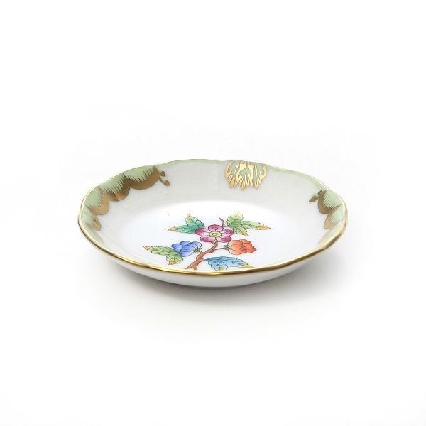 希少♡美品♡専用箱あり♡ヘレンドHerendビクトリアブーケ　ピーチディッシュ ヘレンド (HEREND) ヴィクトリア・ブーケ 00335-0-00 スモール