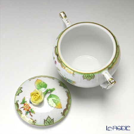 ヘレンド (HEREND) ヴィクトリア・ブーケ 00472-0-09 シュガーポット ローズ 200ml